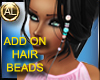 HAIR ADD ON BEADS-BLACK
