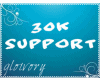 30K Support Sticker