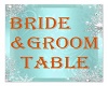 BRIDE&GROOM/TABLE