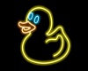 Neon Sign Rubber Duck