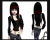 goth hair