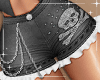 !B Skull Shorts DRV