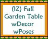 Garden Table Decor Poses