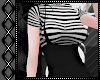 [Striped Dress] Blk/Wht