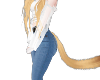 Cat blonde tail