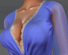 Sheer Lace Top Light Blu