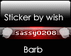 VipSticker sassy0208/red