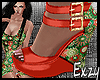 [E] Flowers Orange Wedge