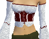 crimson lace corset