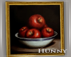 H. Apples Framed Vintage