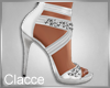 C white wedding shoes