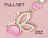 !!D Fullset Jewelry Pink