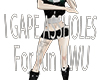 gaped