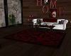 Black and Red Rug