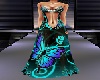 Blue butterfly gown
