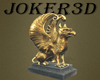 Golden Griffin Statue