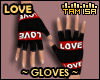 ! LOVE Black Gloves