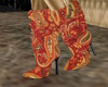 Fall Paisley Slouch Boot