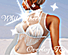 White Sheer Overlay Top