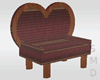 !! Wood Heart Chair