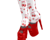 Cherry Shine Skull Heels