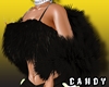 !C ADD Fur Shawl BK
