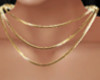 3 Layered Gold Chains