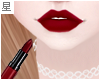 ☆. Lipstick : Red