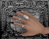 [BM] Nails+Silver rings