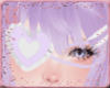 H| Lilac Heart Eye Patch