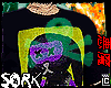 shirt black dog + tattoo