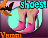 (VMP)Pink/Silver Heels!