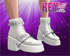 K* White Boots
