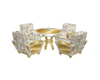 ND-White Gold Chat Table