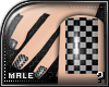 m.. Checkered Nails M