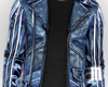 m. DEFECT blue leather