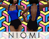 N! Blue Leotard