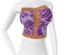 lilac 2 layer corset
