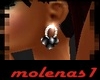 *M* Black Pearl Earrings