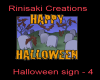 Halloween Sign - 4
