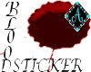 {Ama BloodSpot6 Sticker