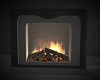 Gray Romantic Fireplace