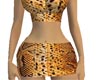 Golden Snake Dress XXL