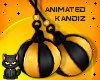 !!K Boo Earrings Orange