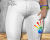 S| Pride Jeans White