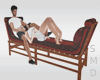 !! Wood Chaise w/ Poses
