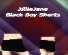 {JJ} Black Boy Shorts