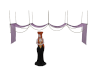 Ceiling Drape - purple