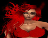 flowing passion red hair
