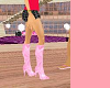 *R*pink and white boots